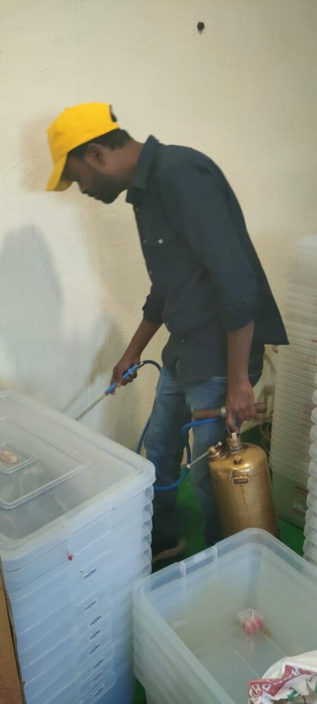Commercial pest control fogging service in Hyderabad by Satish Pest Works